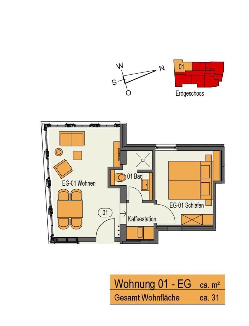 בורקום Woge2 Appartement 1 מראה חיצוני תמונה